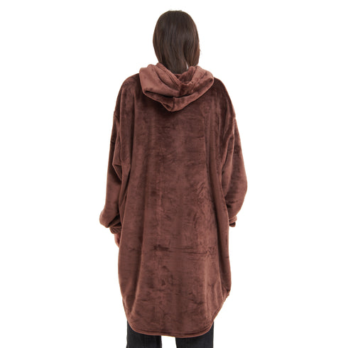 Snuggs Blanket Hoodie Brown